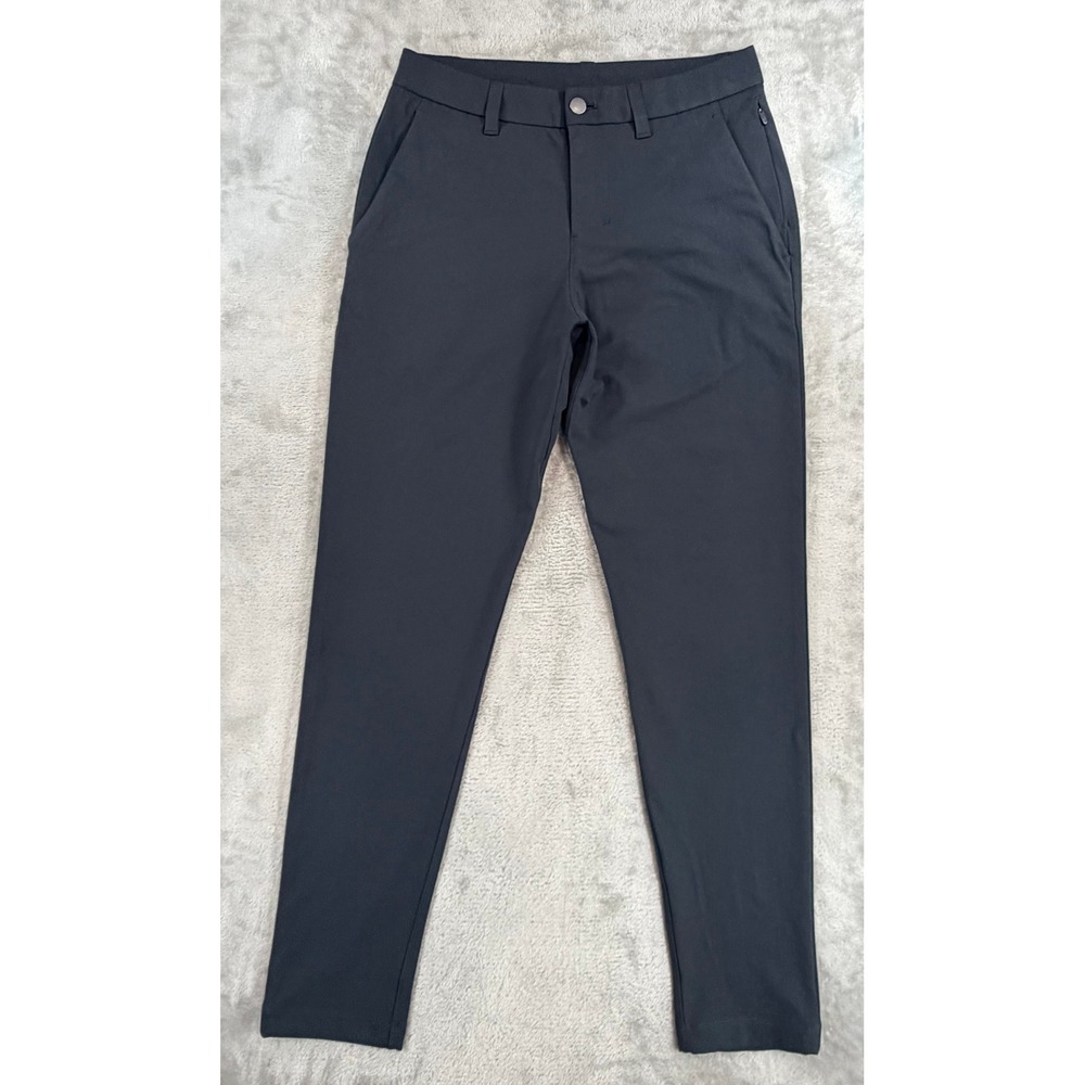 Lululemon Mens ABC Slim Fit Trouser Pant Warpstreme Obsidian Gray 28x30